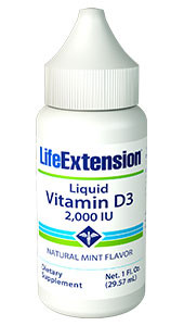 Flüssiges Vitamin D3, 2.000 IE, 29.57 ml
